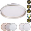Light & More LED Deckenlampe Meteor 32W weiß-chrom warmweiß-kaltweiß Bild 3