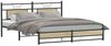 vidaXL Bettgestell ohne Matratze Sonoma-Eiche 160x200 cm Holzwerkstoff 4106965 Bild 2