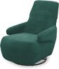 DOMO. collection Sessel 700015, Polstersessel, gepolsterte Rückenlehne, Rückenfunktion, Drehfunktion, Wippfunktion, Cocktailsessel, Loungesessel, 68 x 88 x 67 (BxTxH), grün Bild 5