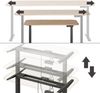 höhenverstellbarer elektrischer Schreibtisch Elevate Schwarz/Artisan 120 x 70 cm 2 Motoren Vicco Bild 5