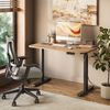 höhenverstellbarer elektrischer Schreibtisch Elevate Schwarz/Artisan 120 x 70 cm 2 Motoren Vicco Bild 3