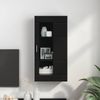 vidaXL Holzschrank mit Speicher Schwarz 50 x 29 x 100 cm Holzwerkstoff 880222 Bild 4
