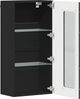 vidaXL Holzschrank mit Speicher Schwarz 50 x 29 x 100 cm Holzwerkstoff 880222 Bild 5