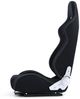 Tenzo-R Sportsitz Halbschalensitz Stoff Schwarz Grau mit 405er Laufschienen Bild 3