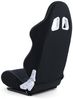 Tenzo-R Sportsitz Halbschalensitz Stoff Schwarz Grau mit 405er Laufschienen Bild 2