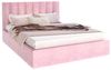 FDM Polsterbett Bettgestell Bettrahmen 120x200, 140x200, 160x200, 180x200 (Dunkelblau, Gelb, Rot, Weiß, Schwarz, Pink, Grau uvm, gepolstertes Bett mit Mettalrahmen für Erwachsene), mit hydraulischer Klappfunktion für mehr Stauraum Bild 4