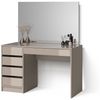 Livinity® Schminktisch Imola, Greige, 120 cm mit Spiegel (2-St) Bild 2