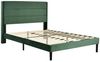 KLAM HOME Polsterbett Doppelbett Einzelbett Continental Bett mit Lattenrost Kopfteil (140*200 cm), für Erwachsene und Jugendliche Bild 2