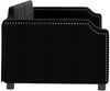 vidaXL Tagesbett Schwarz 90x200 cm Stoff 354207 Bild 4
