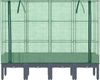 vidaXL Hochbeet mit Gewächshaus-Aufsatz Rattan-Optik 160x40x140 cm 4015835 Bild 4