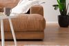 KAWOLA Big Sofa MADELINE mit Holztablett schwarz für Armlehne Cord rost 85 x 170 x 290 cm Bild 5