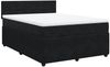 vidaXL Boxspringbett mit Matratze Schwarz 140x190 cm Samt 3290036 Bild 3