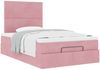vidaXL Ottoman-Bett mit Matratzen Rosa 120x190 cm Samt 3313390 Bild 5