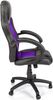 Tresko Racing Chefsessel Bürostuhl Drehstuhl Schalensitz Bürosessel Schreibtischstuhl schwarz/lila Bild 3