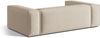 Micadoni Sofa Nuria 3-Sitzer Strukturierter Stoff Beige Bild 3