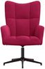 vidaXL Relaxsessel Weinrot Samt, Drehbar [328100] Bild 3