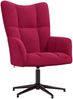 vidaXL Relaxsessel Weinrot Samt, Drehbar [328100] Bild 2