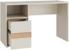 Forte WEXLIN Schreibtisch 120, moderner Schreibtisch mit Stauraumfach und Schranktür, Kinder- und Jugendzimmer, Kaschmir|Beige|Mauvella Eiche Holzdekor, 119,7 cm breit x 75,7 cm hoch x 50,2 cm tief Bild 5