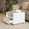 vidaXL Couchtisch Weiß 55x55x40 cm Holzwerkstoff 810926 Bild 3