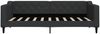 vidaXL Tagesbett Ausziehbar mit Schubladen Schwarz 90x190 cm Stoff 3197474 Bild 5