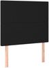 vidaXL Boxspringbett mit Matratze Schwarz 90x190 cm Stoff 3136399 Bild 5