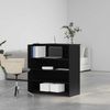 vidaXL Empfangstresen Schwarze Eiche 100 x 50 x 103,5 cm Holzwerkstoff 3324161 Bild 3