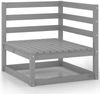 vidaXL 8-tlg. Garten-Lounge-Set Grau Kiefer Massivholz 3075776 Bild 4
