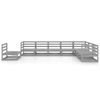 vidaXL 8-tlg. Garten-Lounge-Set Grau Kiefer Massivholz 3075776 Bild 3