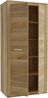 Forte BACCIO Mehrzweckschrank 90, moderner Kleiderschrank, schmal, 2-türig, Holzwerkstoff, Mauvella Eiche Holzdekor, 91,5 cm breit x 197,1 cm hoch x 53,7 cm tief Bild 5