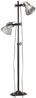 vidaXL Stehlampe 2-flammig Silbern E27 Gusseisen 320583 Bild 2