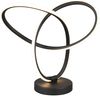 LED Tischlampe LANDO, Metall in Schwarz, Höhe 28cm Bild 2