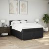 vidaXL Boxspringbett mit Matratze Schwarz 160x200 cm Stoff 3289809 Bild 4