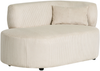 Rechtsseitige Chaiselongue VANVEY Cord Hellbeige Bild 5