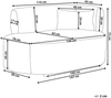 Rechtsseitige Chaiselongue VANVEY Cord Hellbeige Bild 2