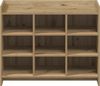 vidaXL Schuhschrank Artisan-Eiche 85 x 39,5 x 70 cm Holzwerkstoff 8011370 Bild 3
