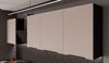 Küche MONZA + ARONA BASIC 280 cm Küchenzeile Küchenblock Einbauküche Nussbaum Okapi matt + Kaschmir beige matt Bild 4
