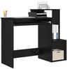 vidaXL Schreibtisch mit Regal Schwarz Eichen-Optik 106 x 41 x 88.5 cm 869467 Bild 3