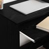 vidaXL Schreibtisch mit Regal Schwarz Eichen-Optik 106 x 41 x 88.5 cm 869467 Bild 4