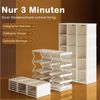 Dripex Kleiderschrank Faltbarer Schrank, Mehrzweckschrank, mit magnetische Türen Einfache Montage, faltbar Bild 4