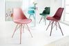 4er Set Design-Klassiker Stuhl NORWAY grau Retro Bild 4
