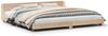 vidaXL Massivholzbett ohne Matratze 200x200 cm Kiefer 3302267 Bild 2
