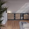Küchenschrank für Dachschrägen R-Line Sonoma 60 cm mit 2 Türen, Schrankkorpus 60 cm Tiefe Vicco Bild 5
