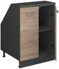 Küchenschrank für Dachschrägen R-Line Sonoma 60 cm mit 2 Türen, Schrankkorpus 60 cm Tiefe Vicco Bild 3