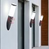 3er Set Wandleuchte, Edelstahl, anthrazit, Sensor, H 41 cm Bild 3