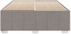 vidaXL Bettgestell ohne Matratze Taupe 140x200 cm Stoff 3284843 Bild 4