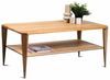 Couchtisch >Bell 2< in Wildeiche, Massivholz - 100x45x60cm (BxHxT) Bild 4