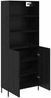 vidaXL Highboard Schwarz Eichen-Optik 69,5 x 34 x 180 cm Holzwerkstoff 3416085 Bild 5