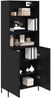 vidaXL Highboard Schwarz Eichen-Optik 69,5 x 34 x 180 cm Holzwerkstoff 3416085 Bild 3