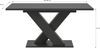 Esstisch Motion X-Fuß - ausziehbar - Grau Bild 5