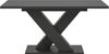 Esstisch Motion X-Fuß - ausziehbar - Grau Bild 3